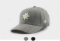 Preview: Edelweiß Curved Cap - grau
